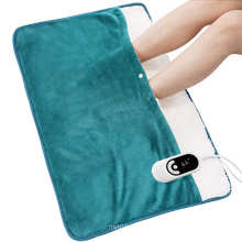 Foot Warmer Electric Heating Pad Ultra Soft Short Plush Heat Therapy Wrap for Feet, Back, Waist, Abdomen